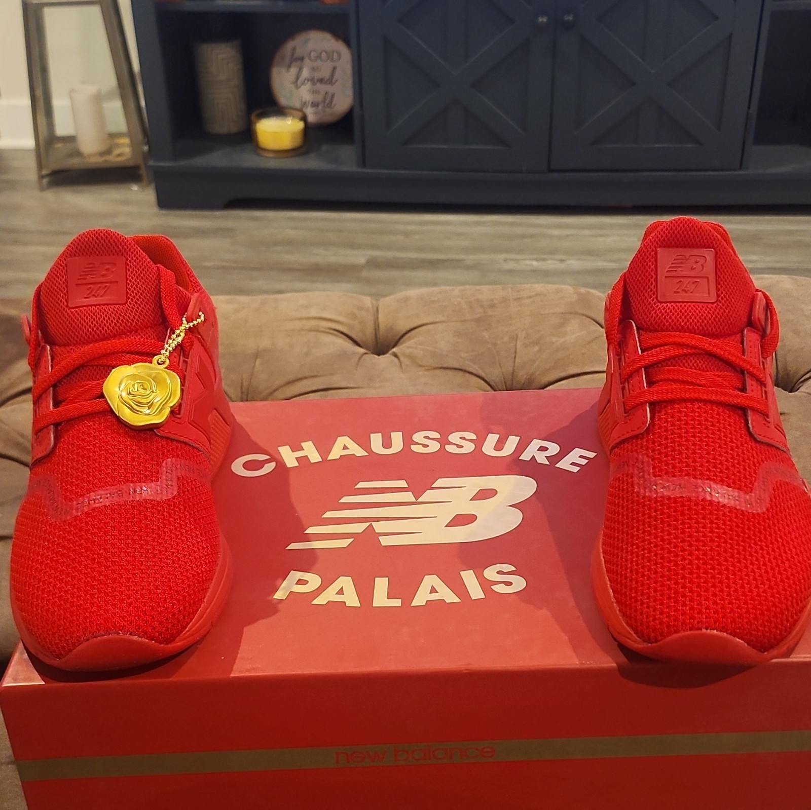 New Balance Shoe Palace x 247v2 “A Day In Paris” Men’s Low Top Mesh Red MS247HP