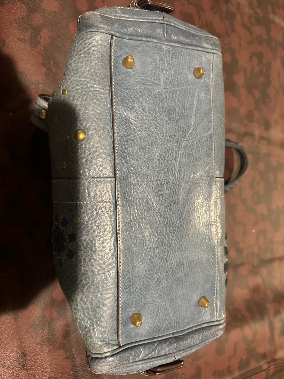 Limited edition rare vintage Coach Mia Satchel from the 2006 Holiday Collection.
