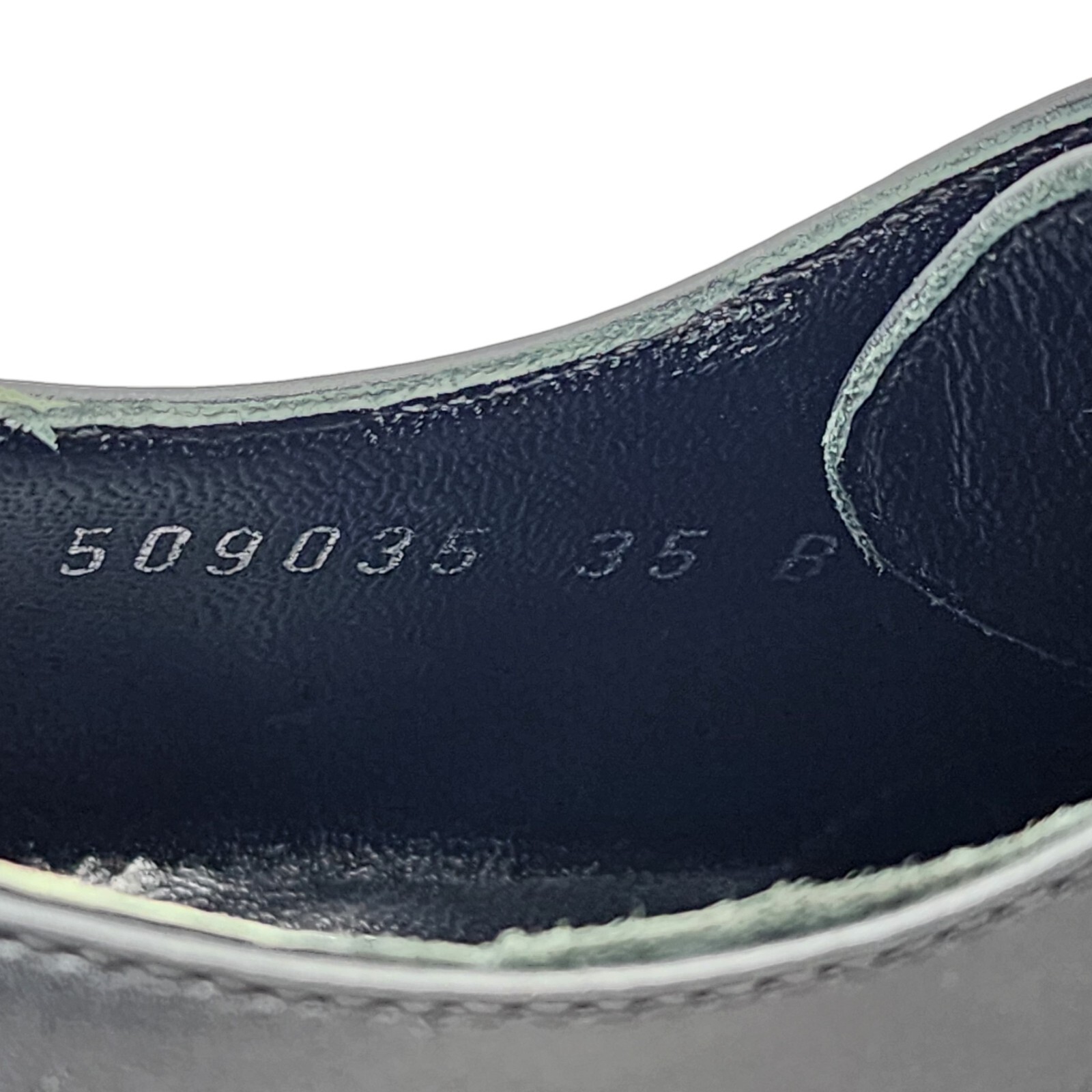 Alexander McQueen Creeper Derby Leather Shoes Black EU 35 US 5 – New $980