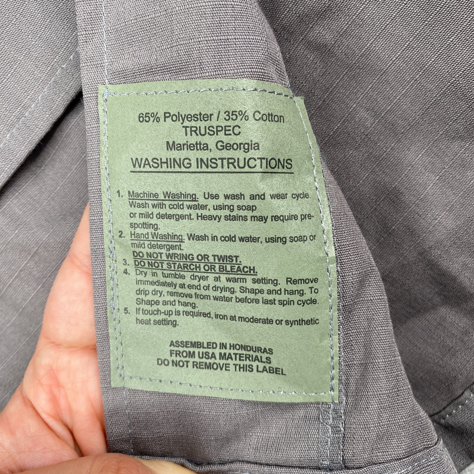 Tru-Spec BDU Coat Mens Small Short Multipocket Button Ripstop Uniform NEW NWT