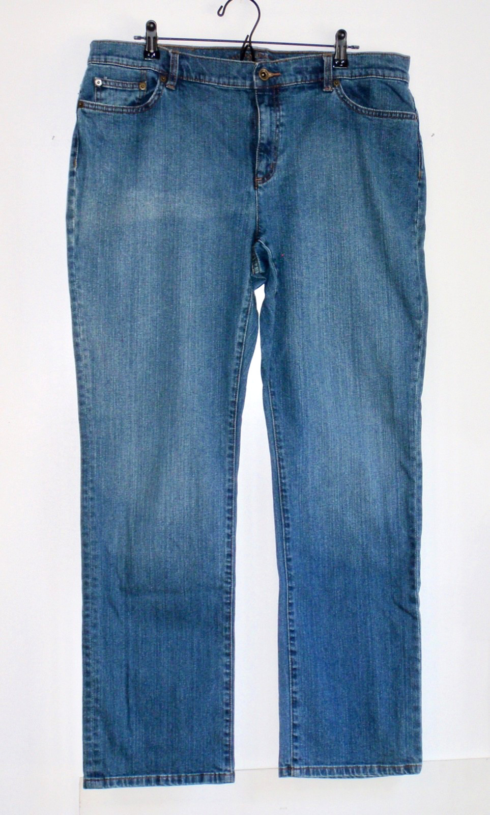 Ralph Lauren Jeans Co Premium 16W Blue 98% Cotton 2% Stretch Classic Straight