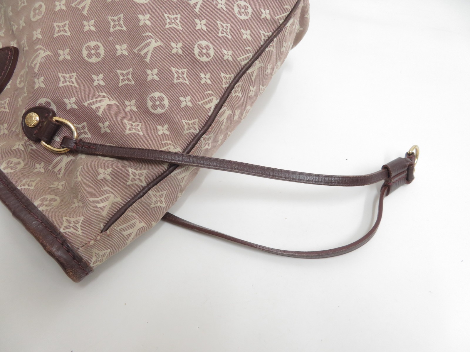 Louis Vuitton Monogram Mini Lin Idylle Neverfull MM Shoulder Tote Bag S#52454