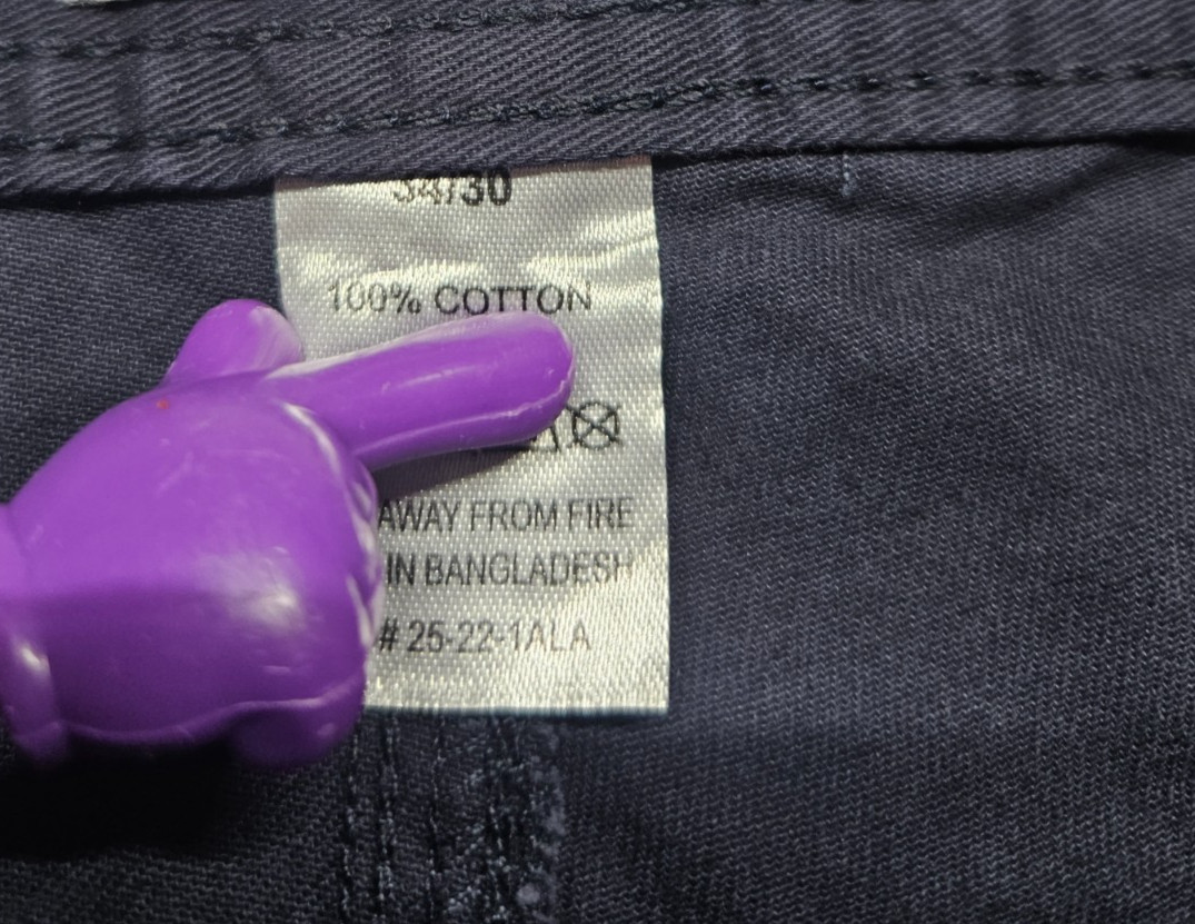 Alamo navy blue cargo pants men size 34×30