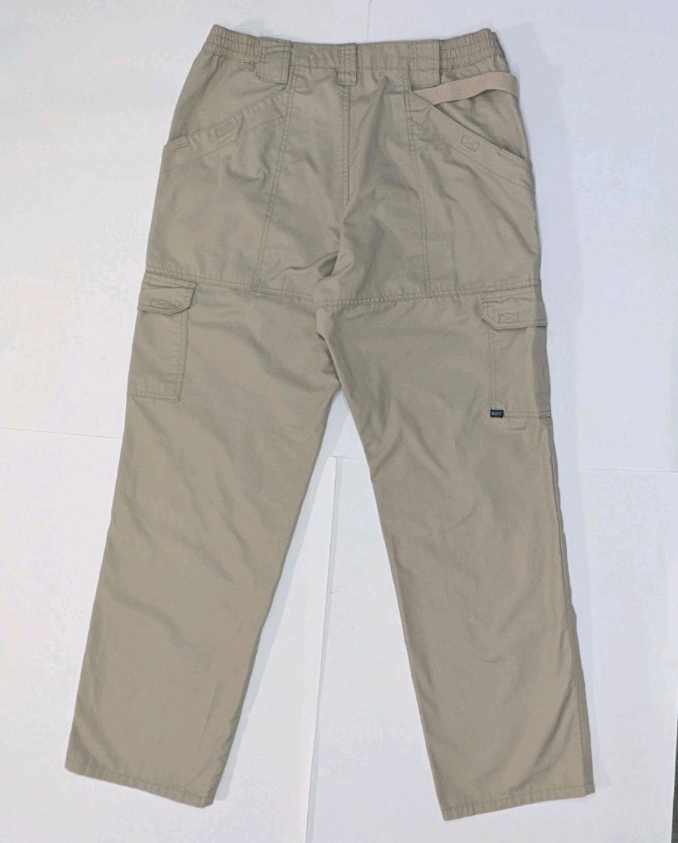 5.11 Tactical Taclite Pro Ripstop Cargo Pants Khaki 36×34 Stretch Waist Pristine