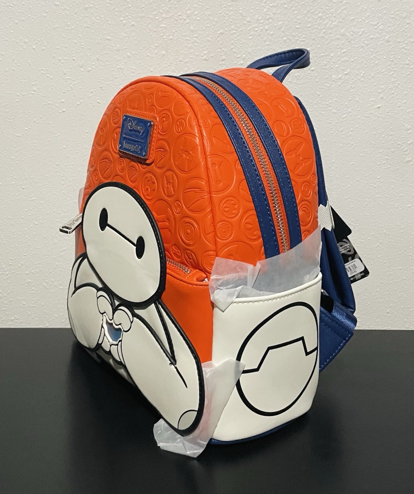 Loungefly Disney Big Hero 6 Baymax Lenticular Heart Hands Mini Backpack