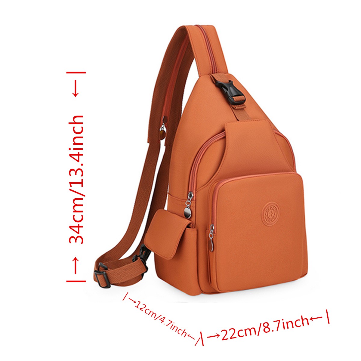 Oxford Cloth Fabric Multi Functional Fashionable Chest Bag Shoulder Bag