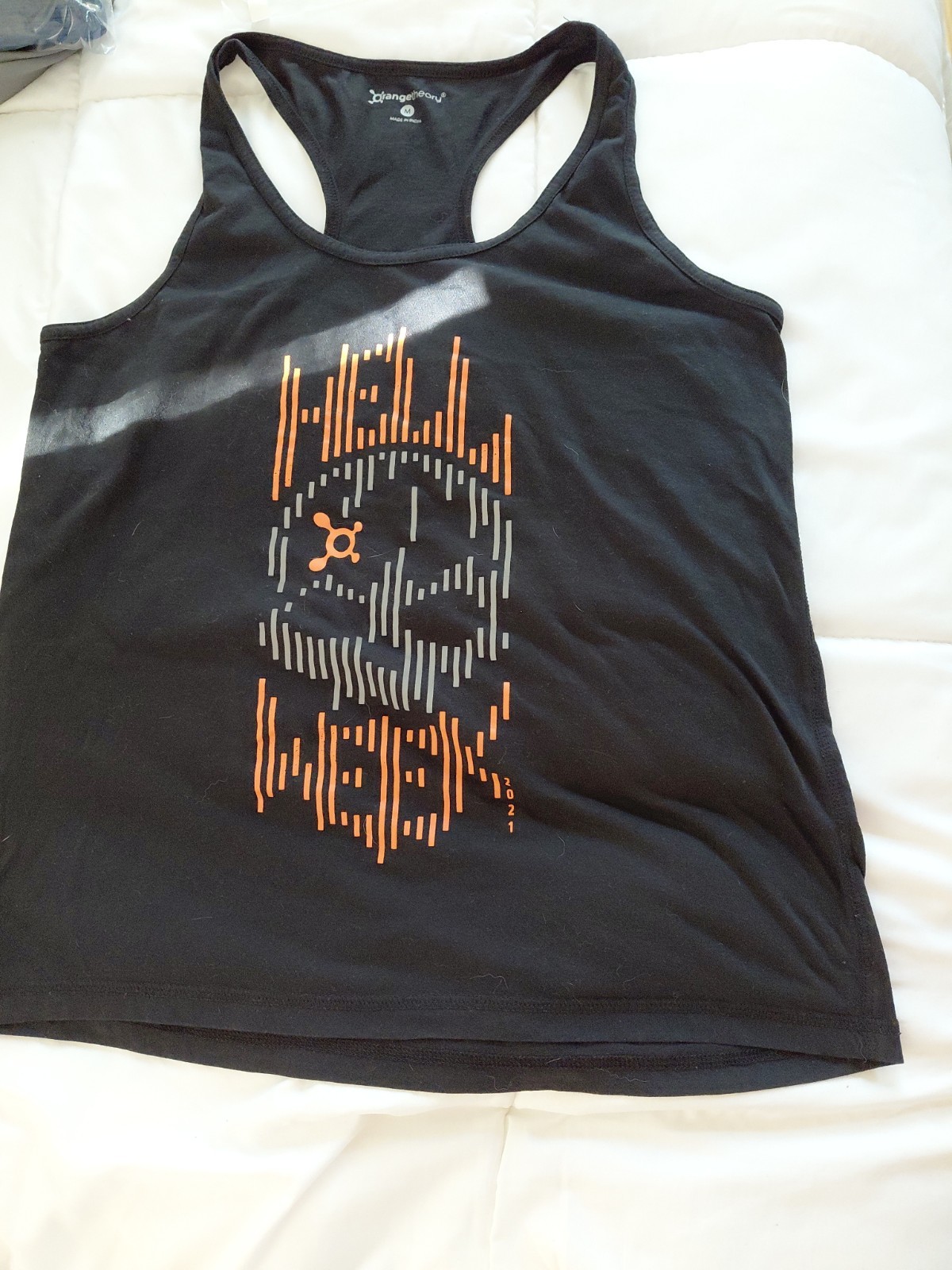Orange Theory Fitness Hell Week 2021 racerback tank top