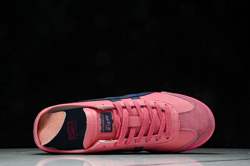 Onits*ka Tiger Mexico 66 Pink Cameo Mako Blue 1183B771-700 Unisex Size 4-11