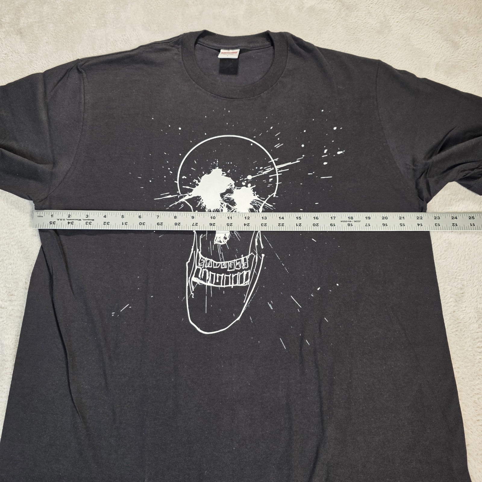 Supreme T Shirt Mens Large Ralph Steadman Skull Black SS22 Graphic Tee