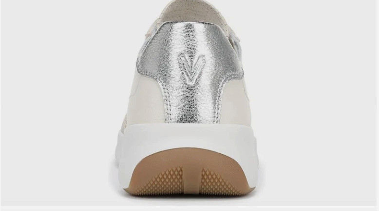 Vionic Uptown Sneaker Ivory Leather 8.5