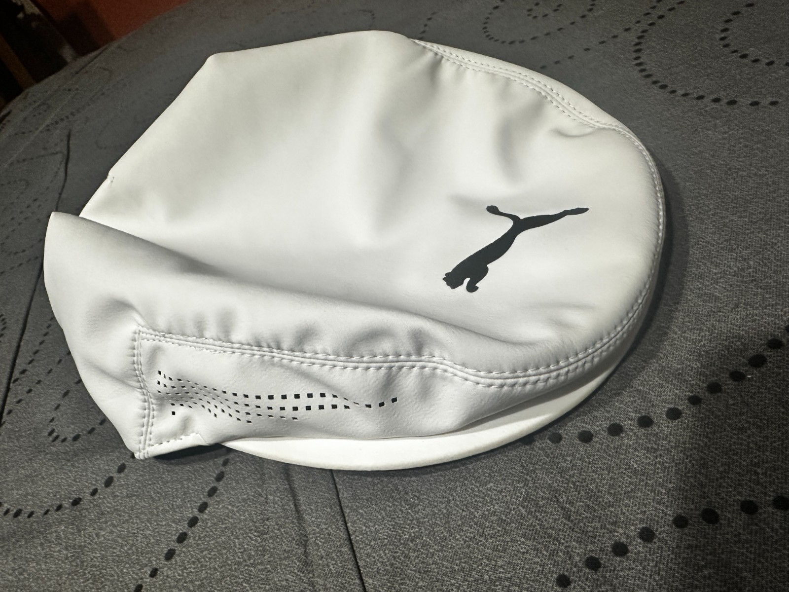 PUMA COBRA GOLF TOUR DRIVE FLEX FIT B. WHITE CAP PRO ATHLETE SIZE S/M MEN $40.00