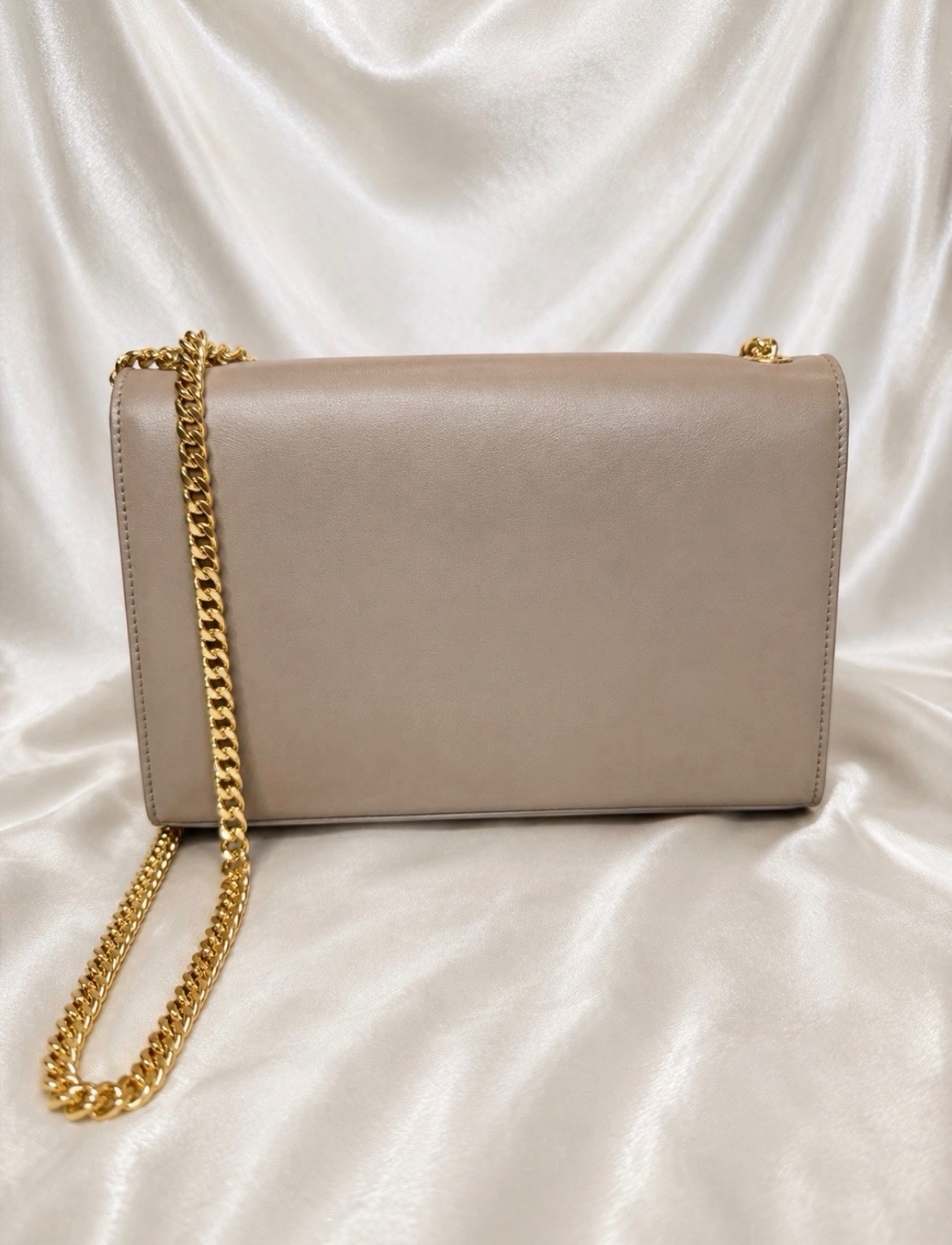 Authentic YSL – Saint Laurent Classic Monogram Crossbody Nude Leather