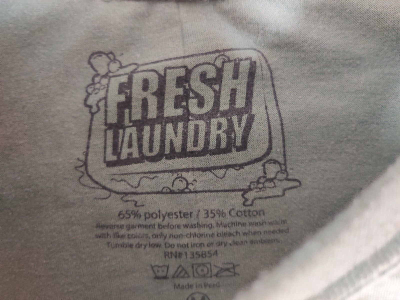 Fresh Laundry Men T Shirt M New York Skeleton Freestyle Skate Forever Good Vibes