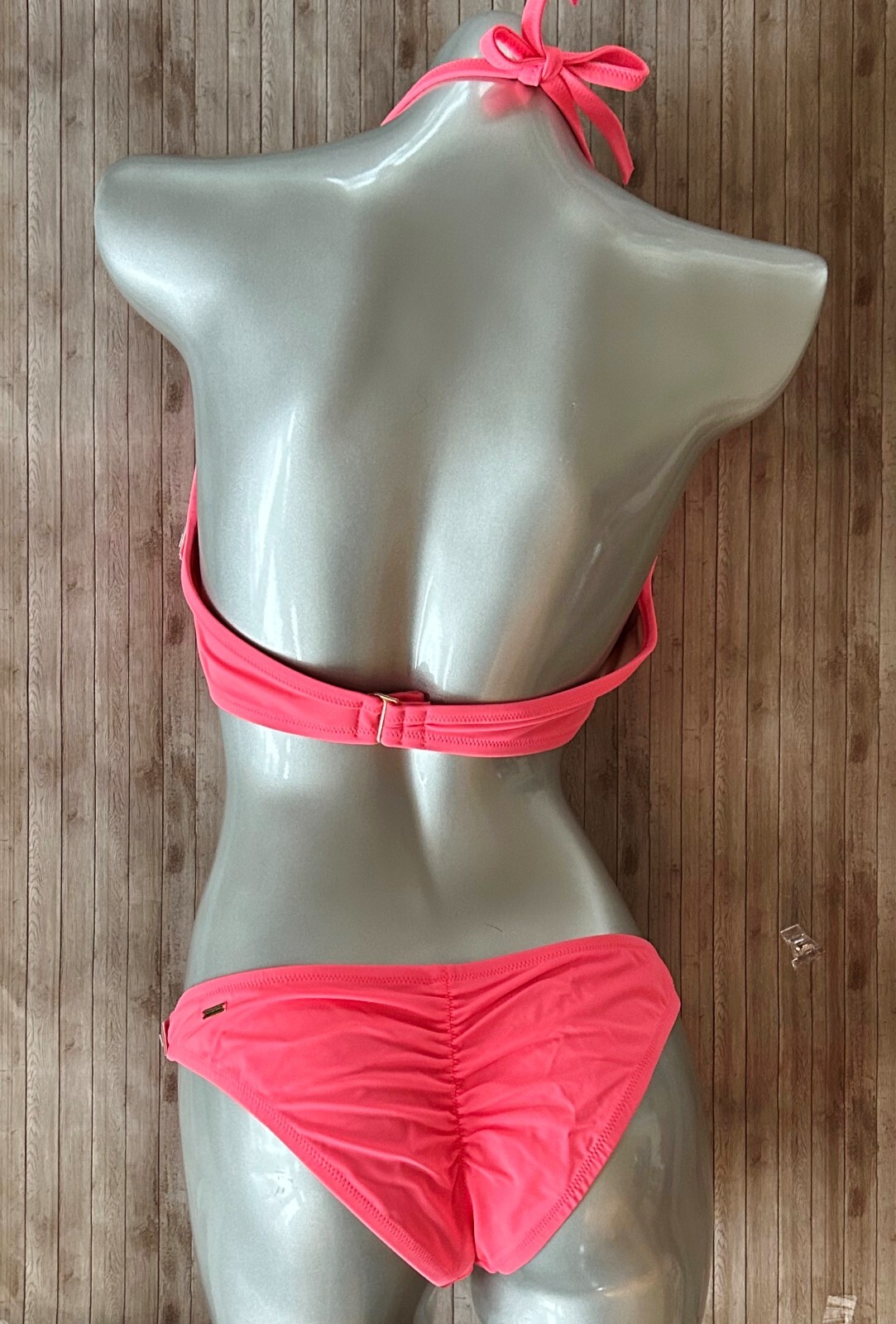 Nwt Victorias Secret Capri Ruffle Swim Bikini Top 38C & Zuma Itsy Bottom 2 Pc Lg