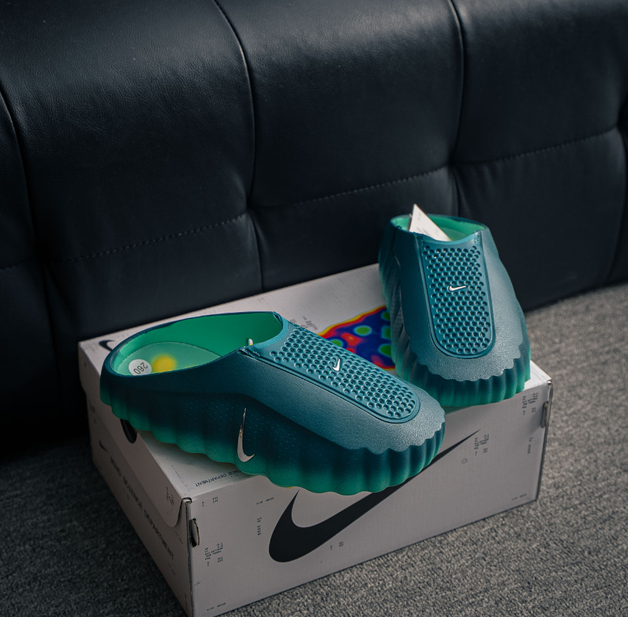 Nike Mind 001 Men’s Pregame Mules “Geode Teal” – New With Box