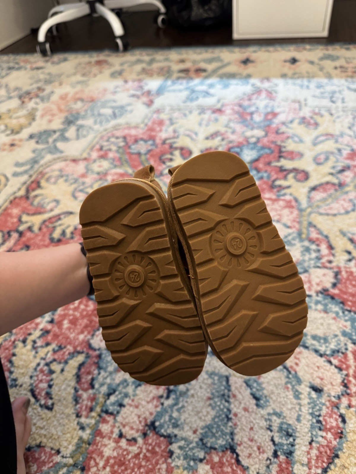 Hobibear Toddler Winter Snow Boots Ugg Look Alike Faux Fur Size 7