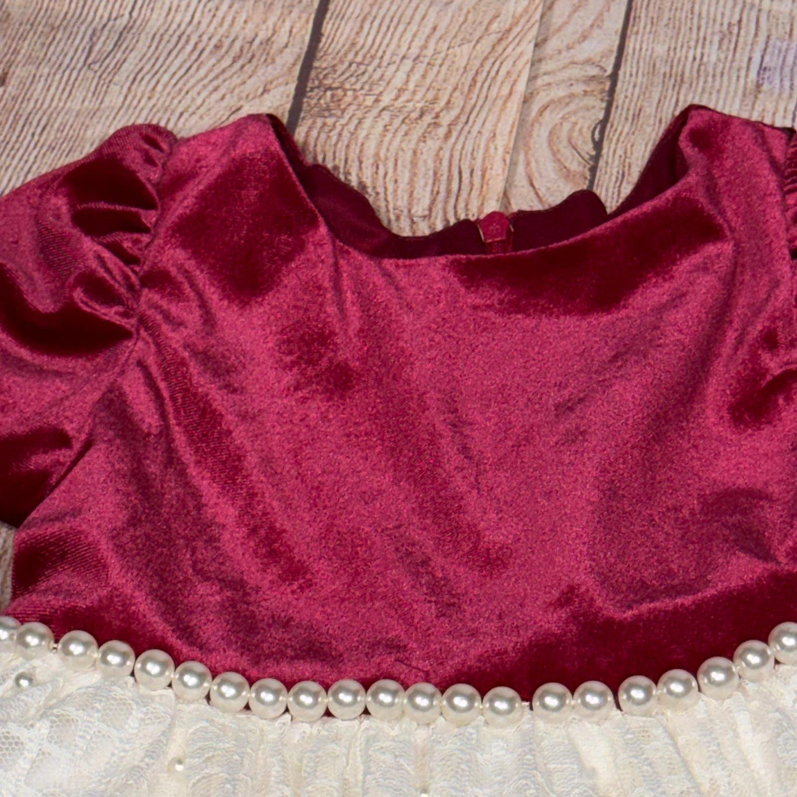 American Princess Girls’ Pearl Embellished Dress Size 5