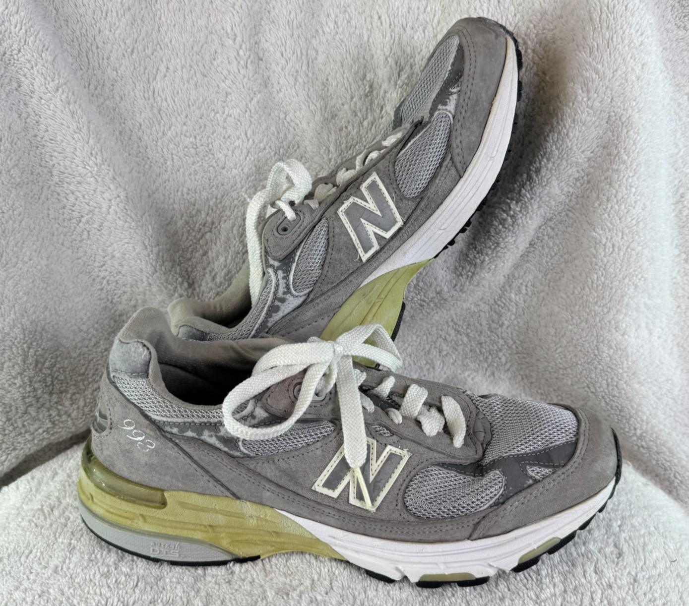 New Balance 993 US Men’s Size 7.5 (D) – Made In USA Grey / White MR993GL