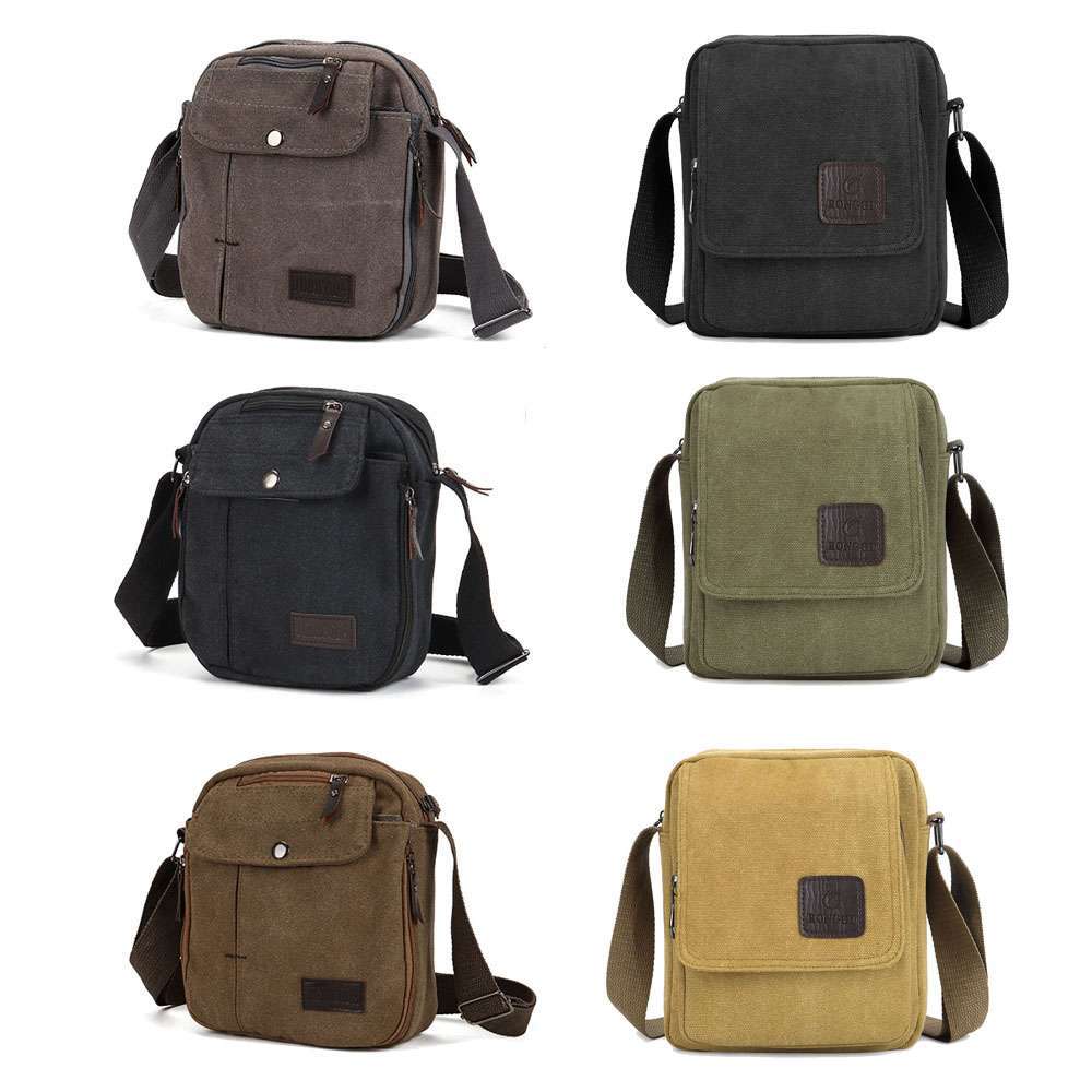Vintage Canvas Crossbody Bag Portable School Satchel Messenger Shoulder Bags NEW