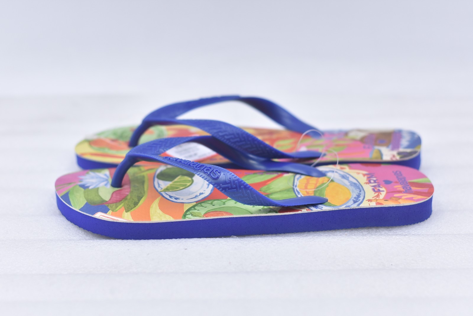 Womens Havaianas Slim Flip-Flop Sandals – Marine Blue Size 9/10 (EU 41-42)