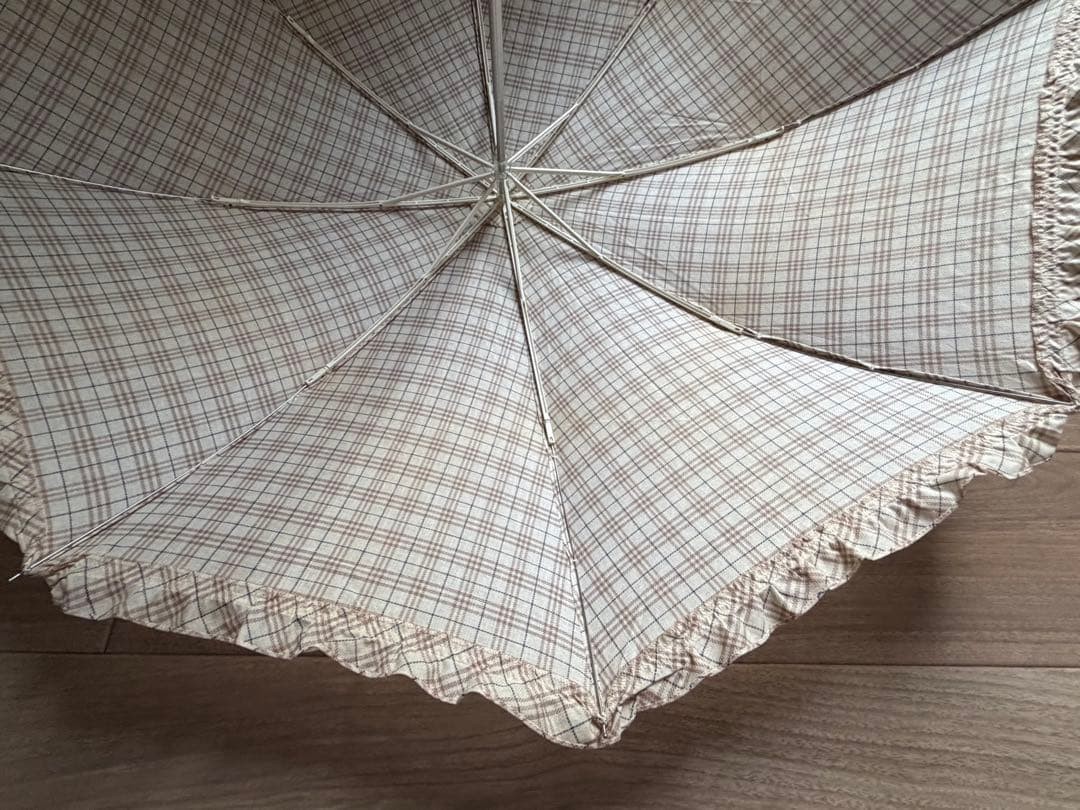 Burberry Nova Check Folding Umbrella Beige Diameter 50 cm / 19.7 in