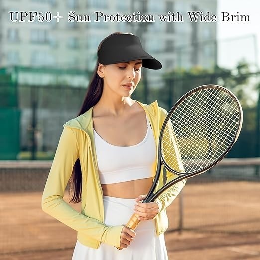 Visor Sun Plain Hat Sports Cap Colors Golf Hat Tennis Beach Adjustable Summer US