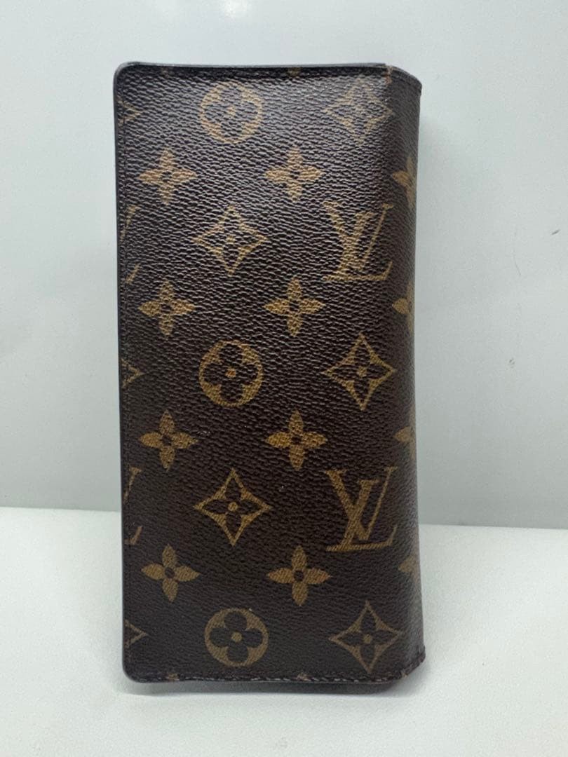 Louis Vuitton Monogram Portefeuille Brazza Long Wallet M66540 L7.5in W3.5in Card