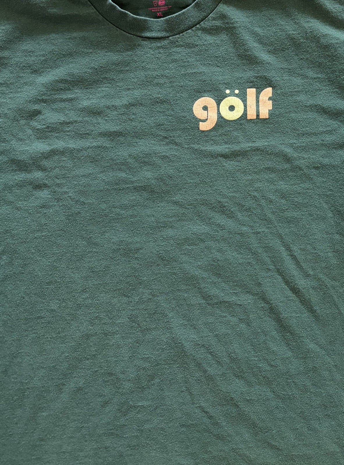 Golf Wang Tyler The Creator T-Shirt Mens XL Green Streetwear Logo Tee