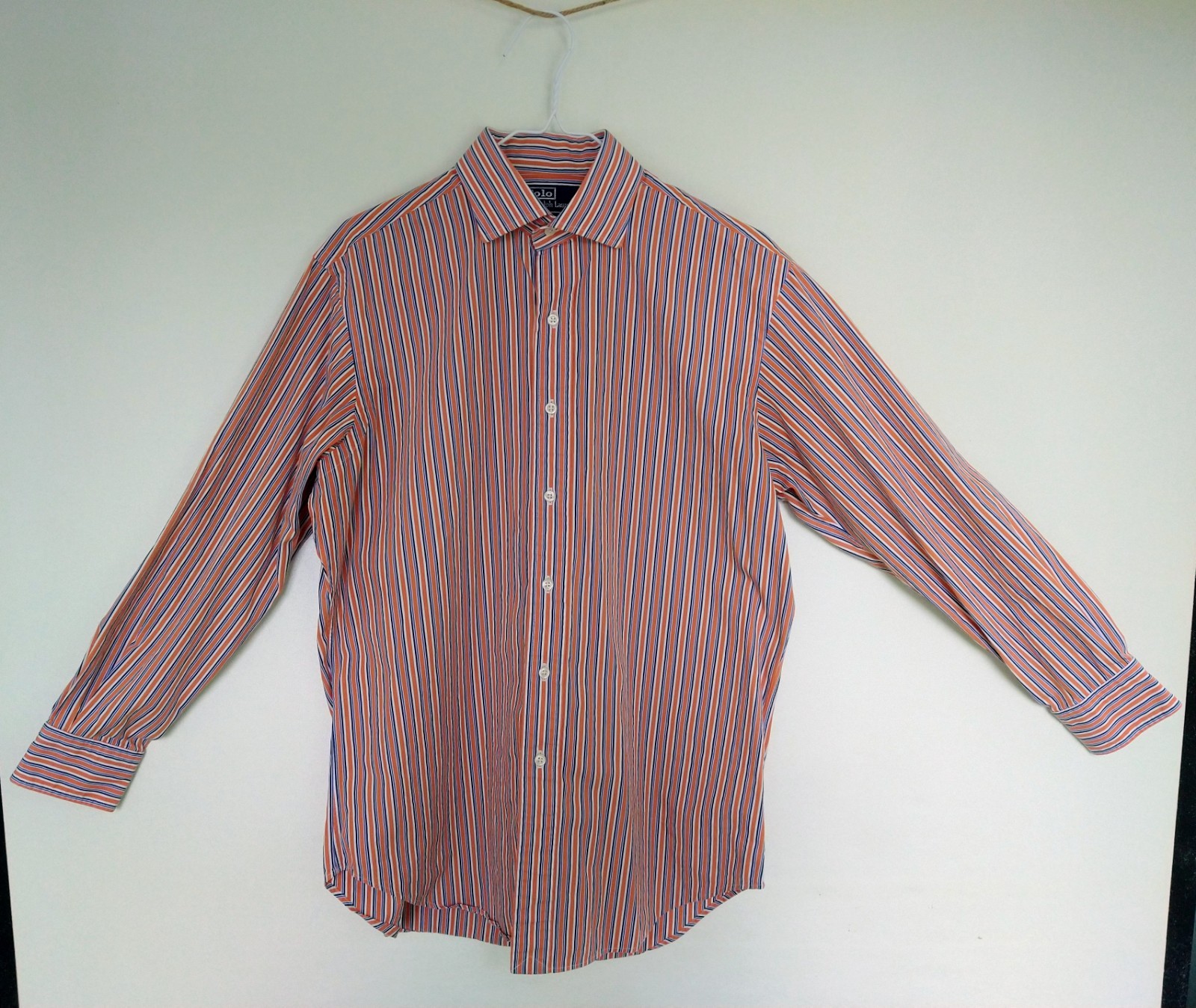 POLO by RALPH LAUREN Stripe Classic Fit LS Button-up 15 1/2 32/33