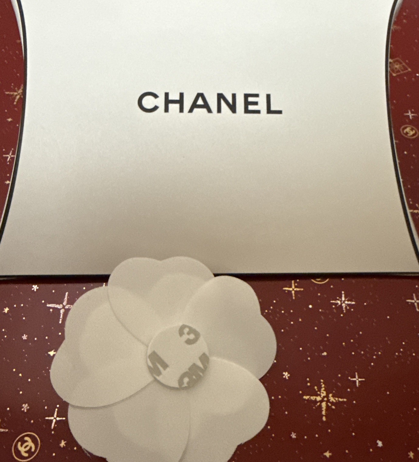 10 X CHANEL Classic White Camellia Flower Stickers