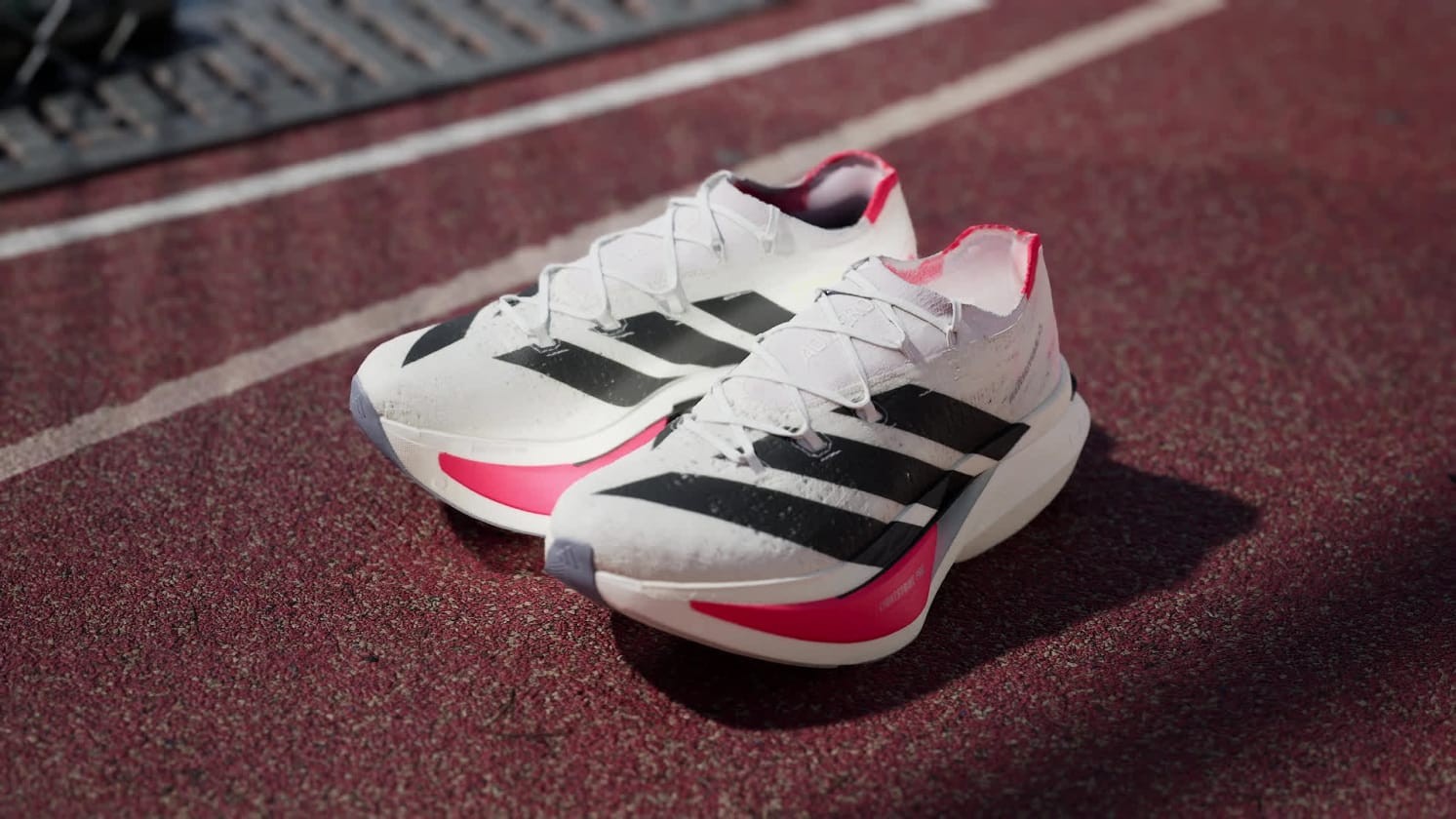 Adidas Running Adizero Prime X3 STRUNG JR2597 Cloud White / Core Black / Red