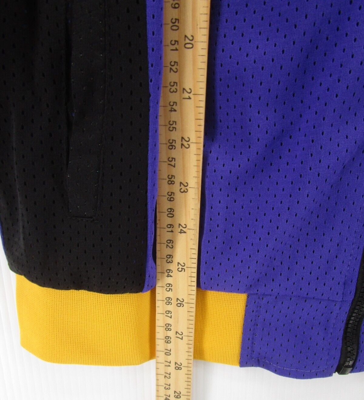 Stacy Adams Tracksuit Men Medium Purple Gold Warm Up 2 Piece Jacket Pants NEW