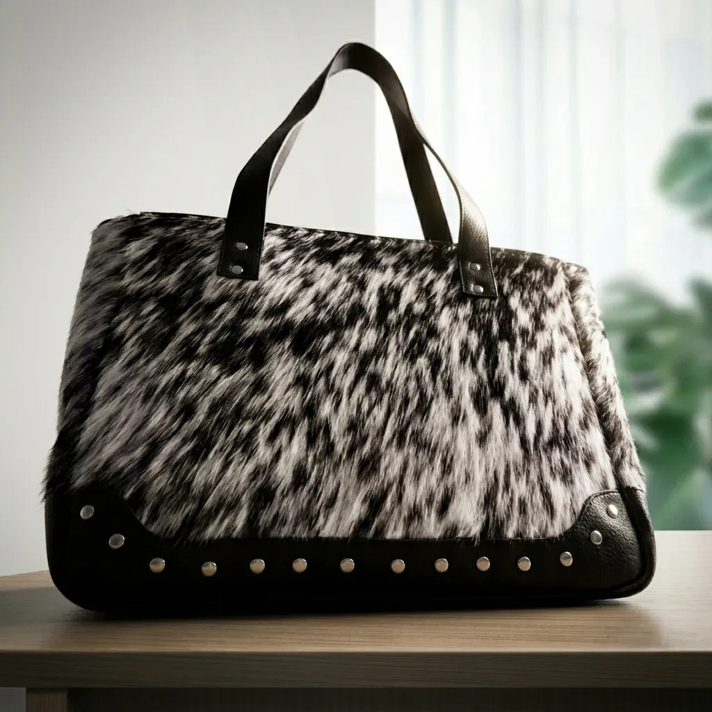 natural-black-and-white-speckled-hair-on-cowhide-leather-bag