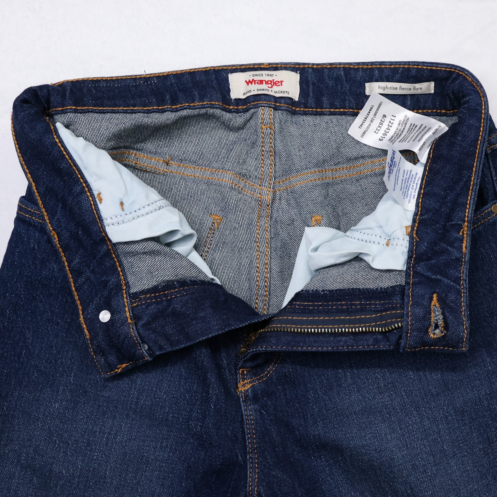 Wrangler Jeans Fierce Flare W 6 Retro W Western Stitch Americana Cowgirl Rare