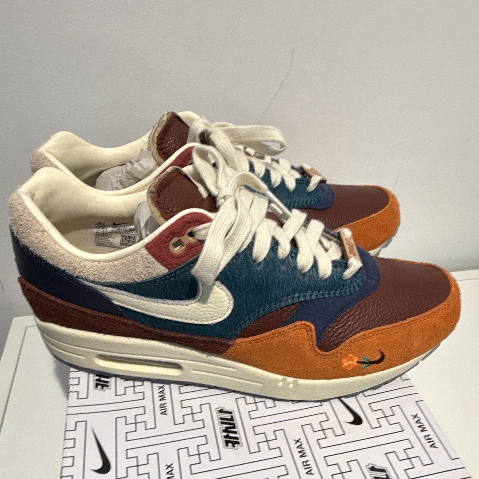 Nike Kasina x Air Max 1 SP Won-Ang Orange Sneakers DQ8475-800