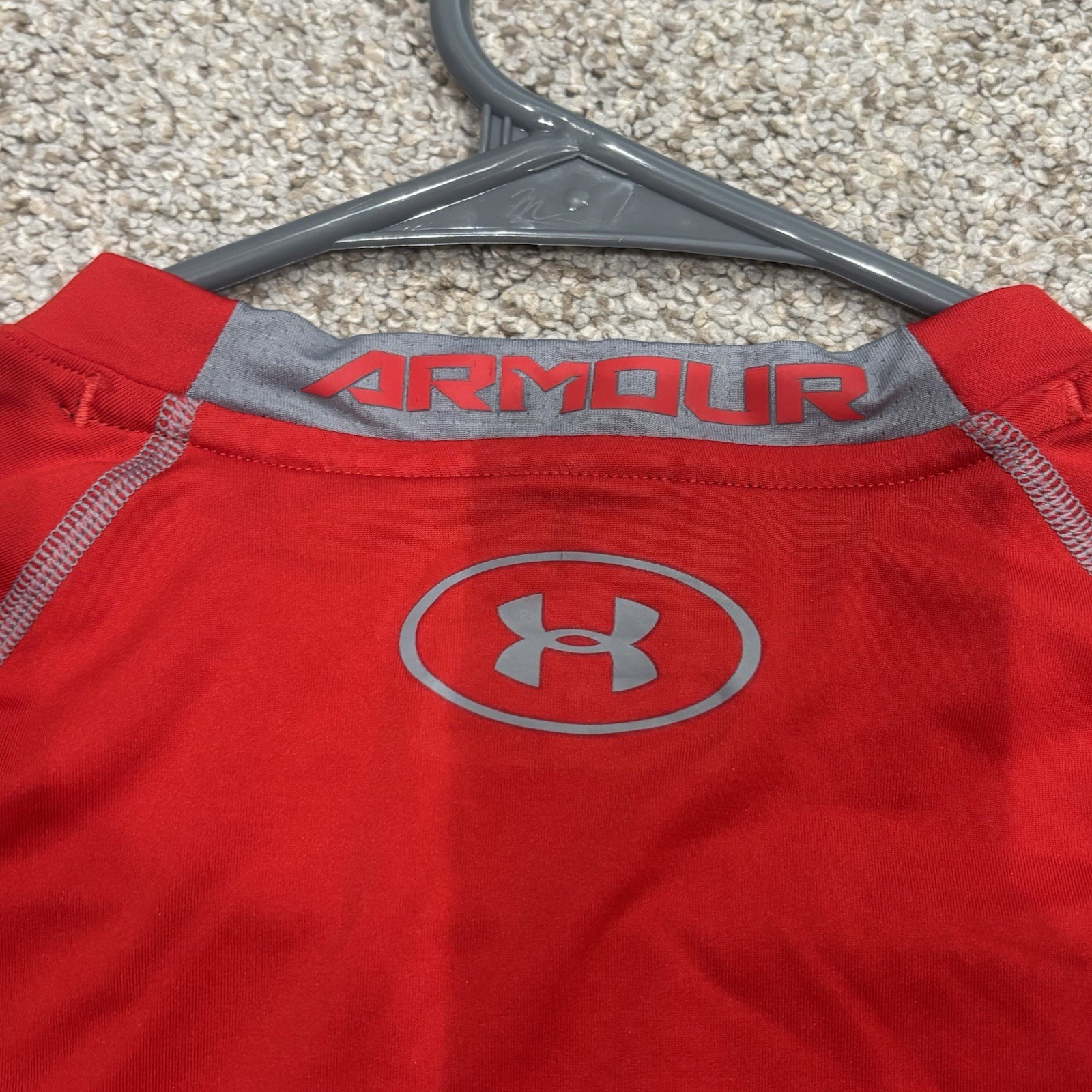 Under Armour HeatGear 2-Pack Men’s Compression Long Sleeve Crew Tee M Red/Black
