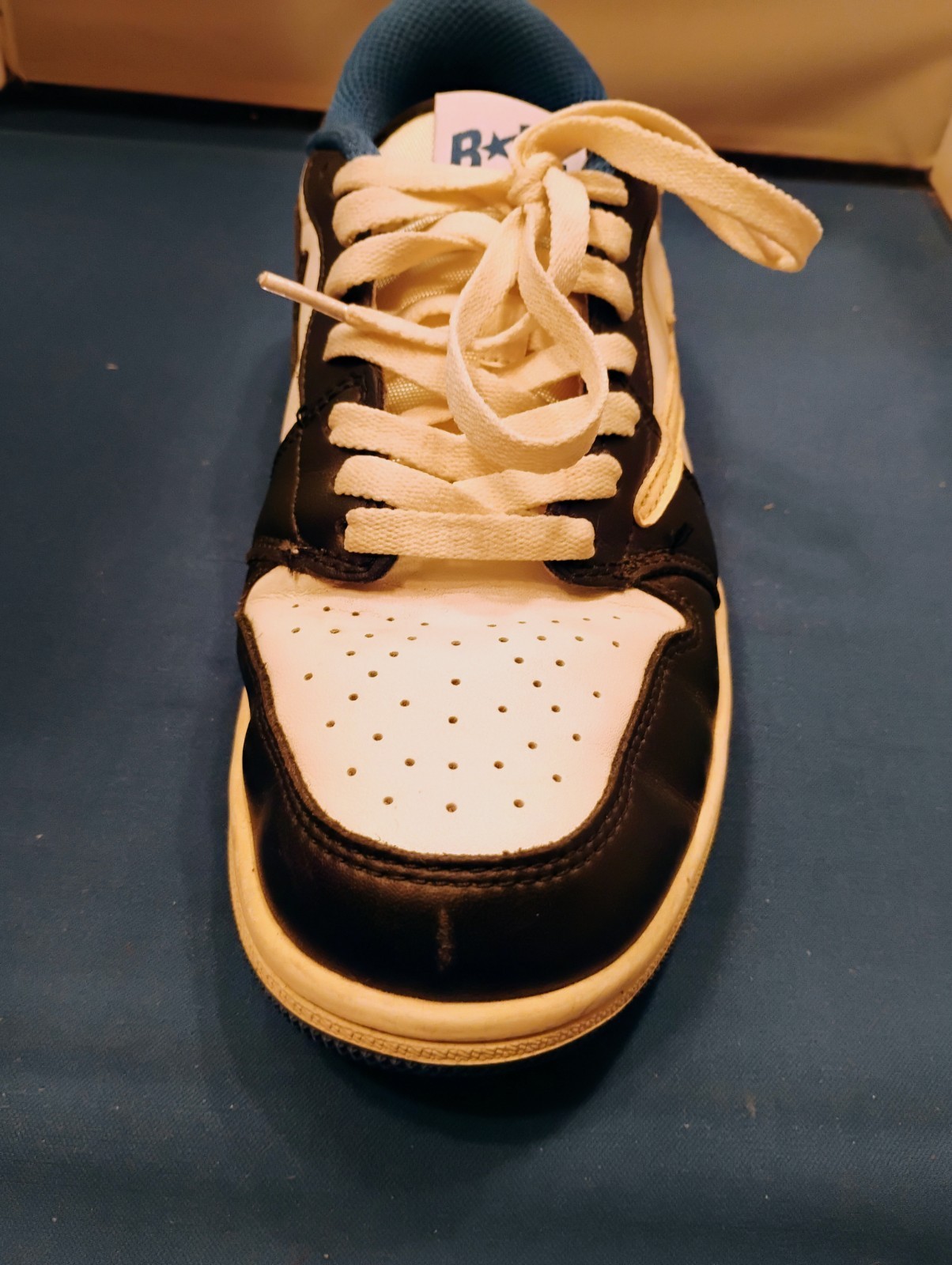 INDIGO STUDIOS BAPESTA LA V2 MEN’S 9.5 CUSTOM TRAVIS SCOTT FRAGSTA INSPIRED LOW