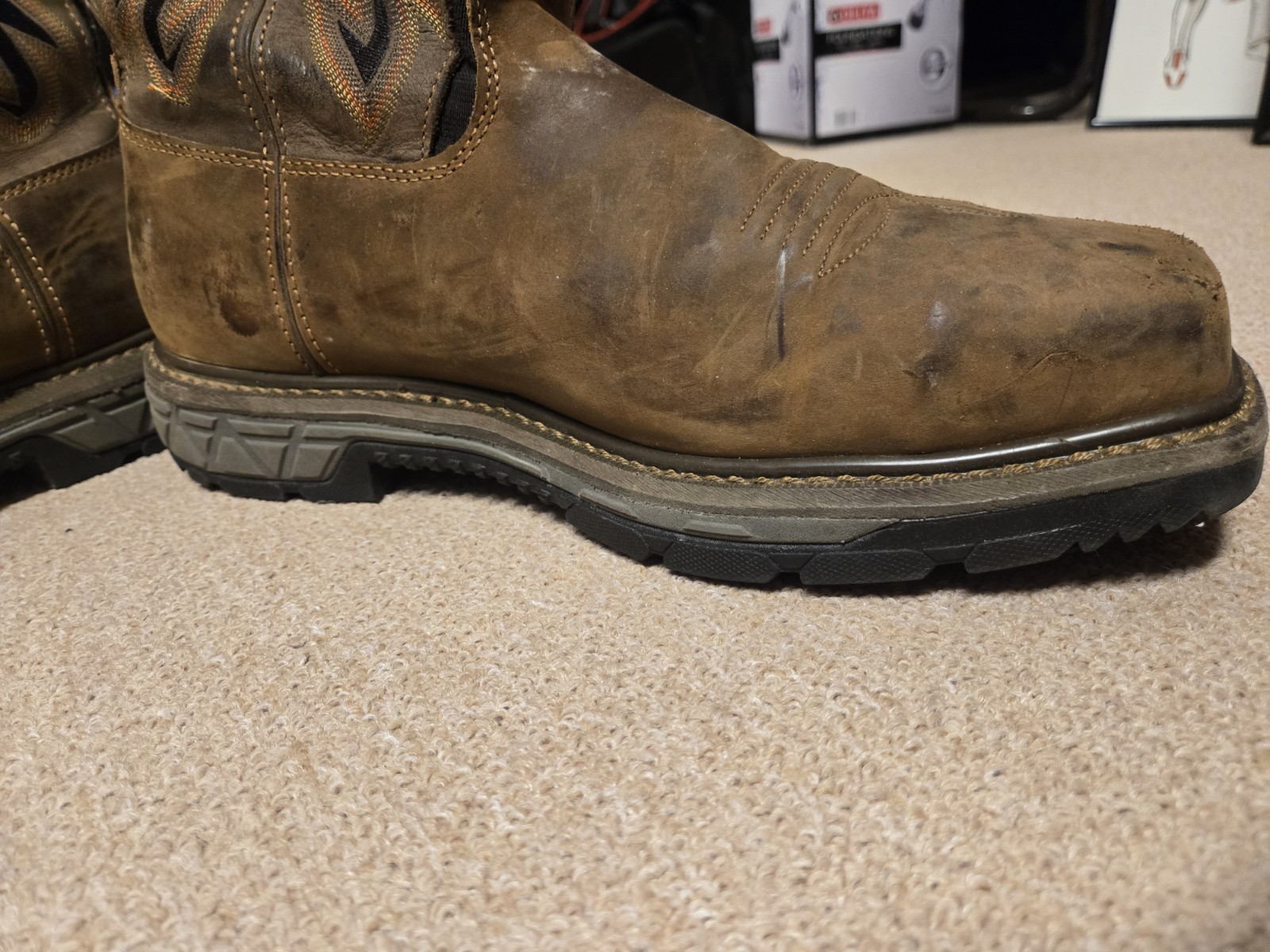 Mens Red Wing 2204 Rio Flex 11.5 Waterproof Safety Toe Pull-On Boot GOOD COND!
