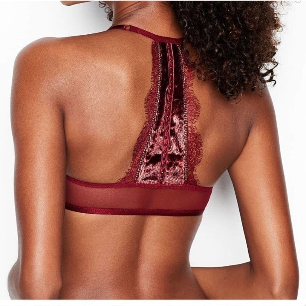 VERY SEXY Velvet Lightly Lined Plunge Bra