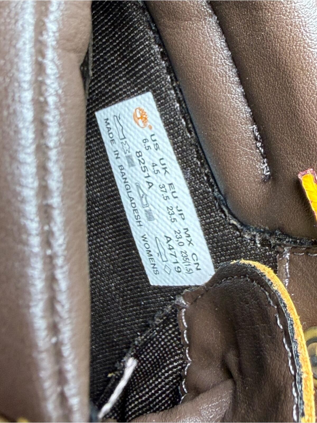 Timberland Women’s Amston 6 Inch wedge boots in wheat nubuck leather size 6.5