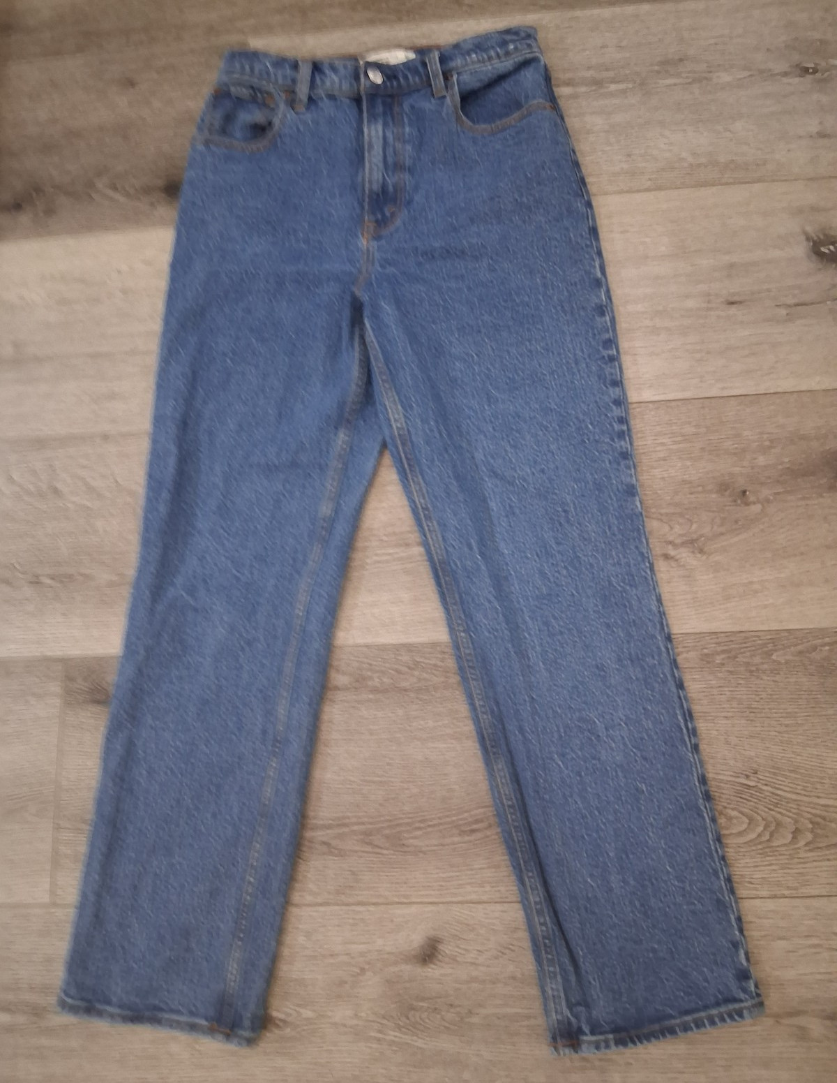 Abercrombie & Fitch Women’s 90s Straight Blue Jeans Ultra High Rise 27
