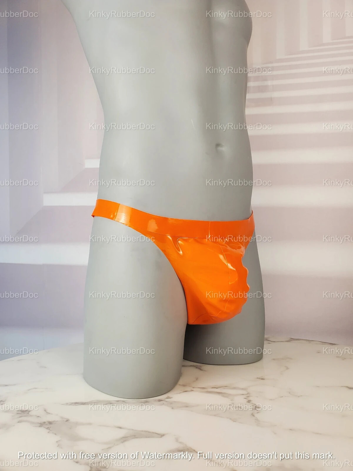 Handmade Latex Rubber Jockstrap or G-String Thong Custom color