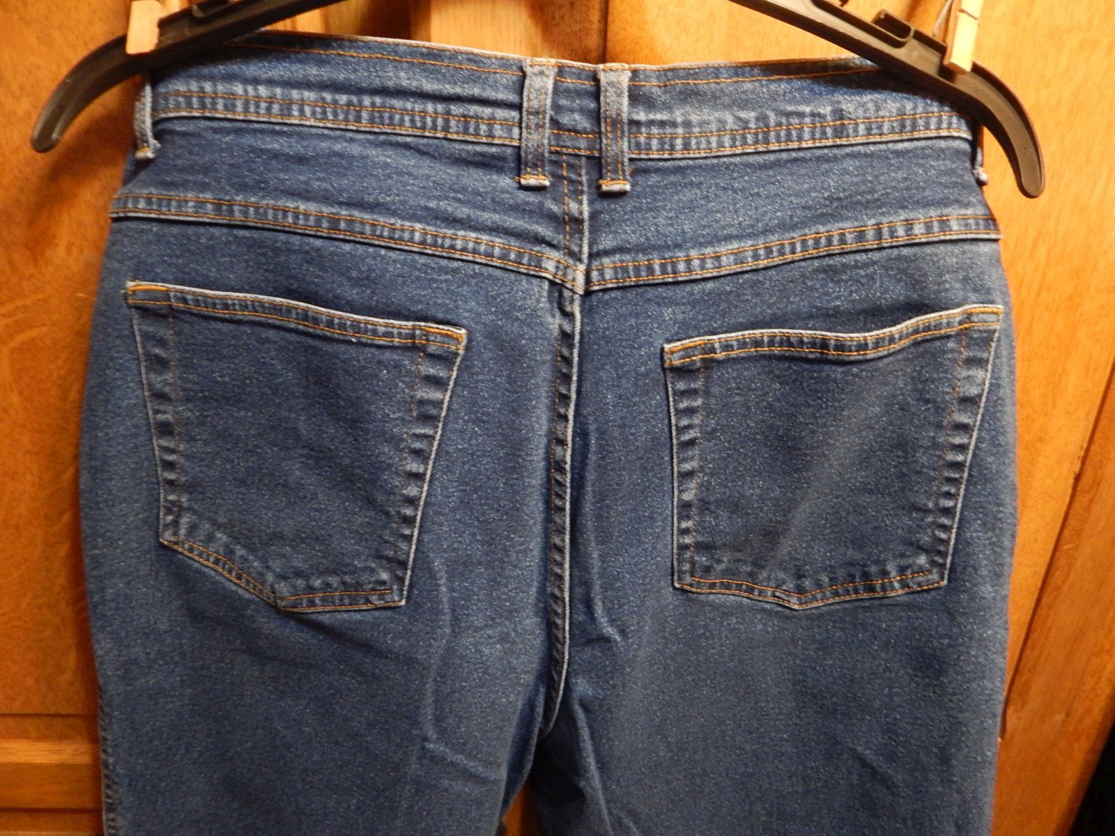 Ladies Bill Blass Stretch 98%Cotton 2% Lycra Denim Blue Jeans Sz 14 #L5