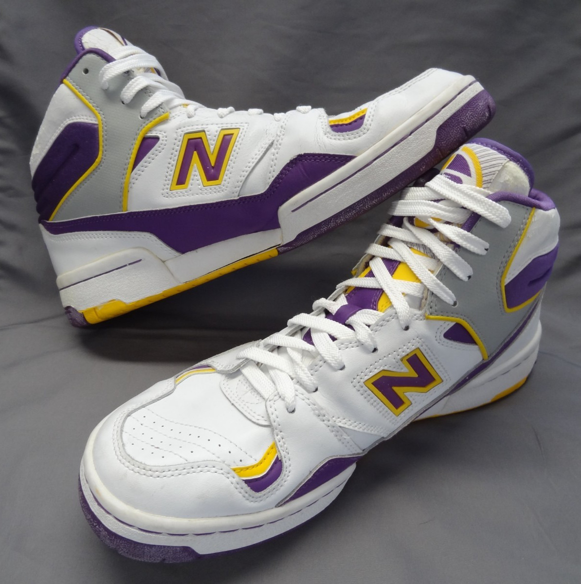 DISPLAY ONLY New Balance 11.5 Lakers James Worthy Basketball VTG 80s 800 BB800PY