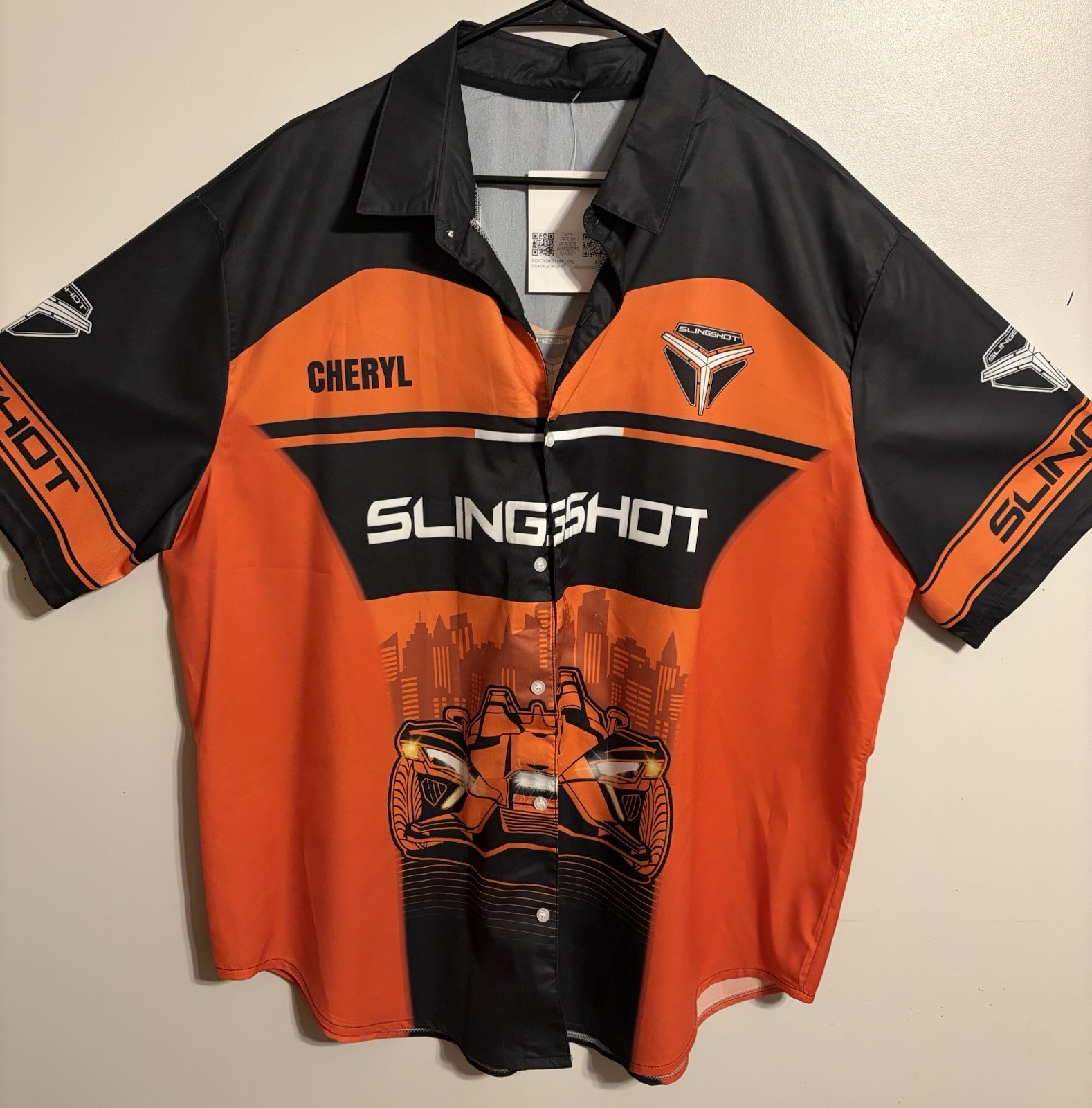 NWT Slingshot Racing Shirt Women’s 2XL Black & Orange