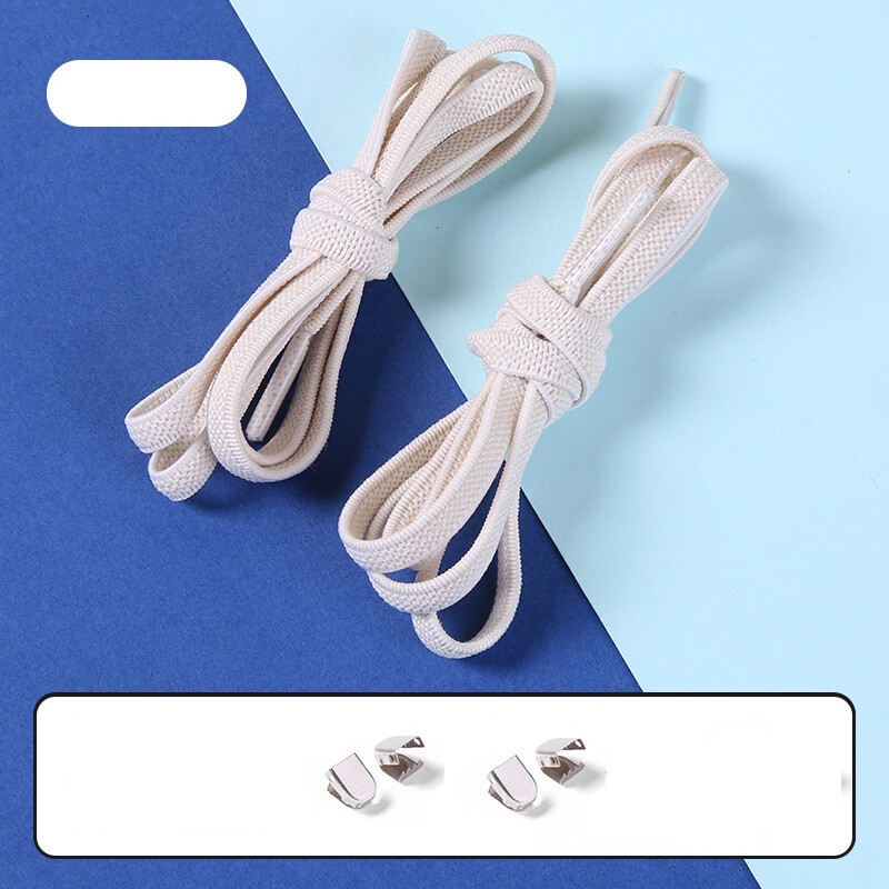 No Tie Flat Elastic Shoelaces Sport Shoe Laces String For Kid Adult Sneakers 1M