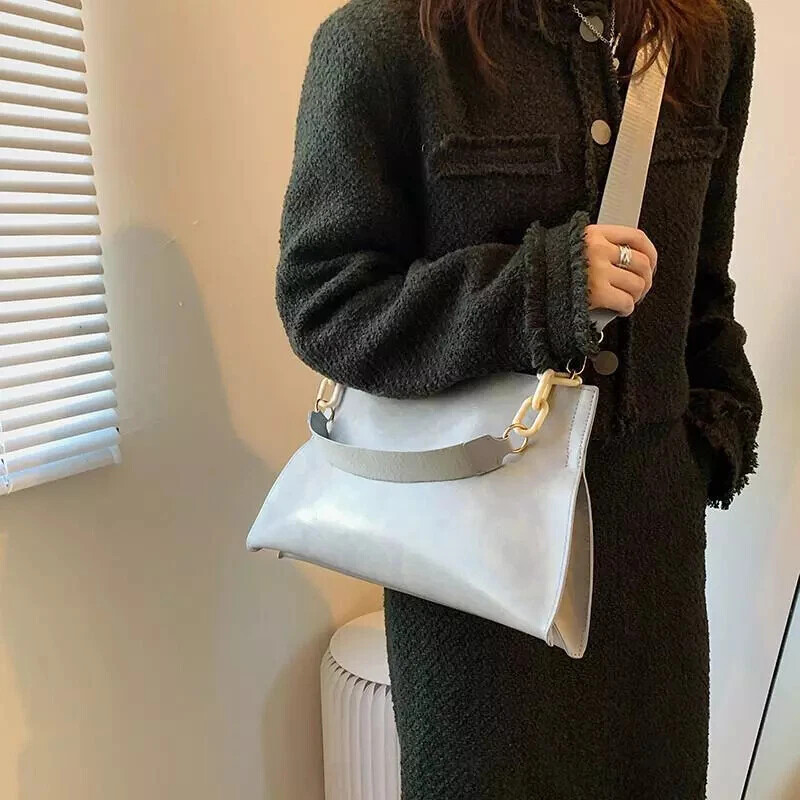 Women’s Large Capacity Soft Leather Shoulder Bag Crossbody Tote Handbag Purse