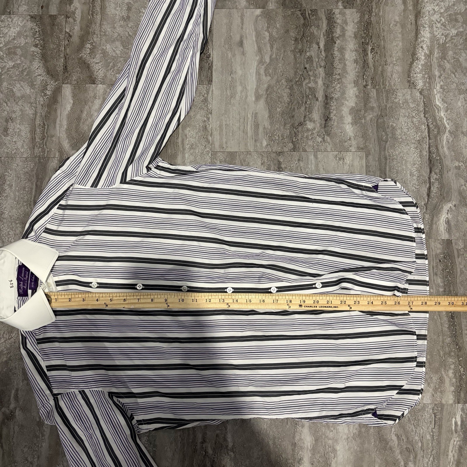 Men’s Ralph Lauren Purple Label French Cuff Dress Shirt