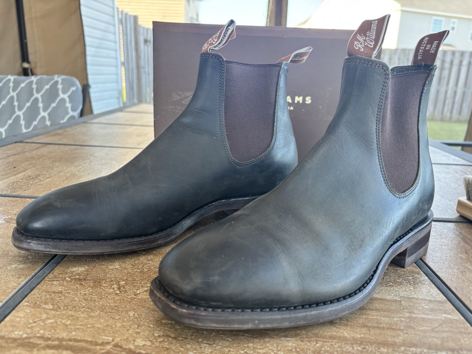 RM Williams Comfort Craftsman Chelsea Black Size 8US