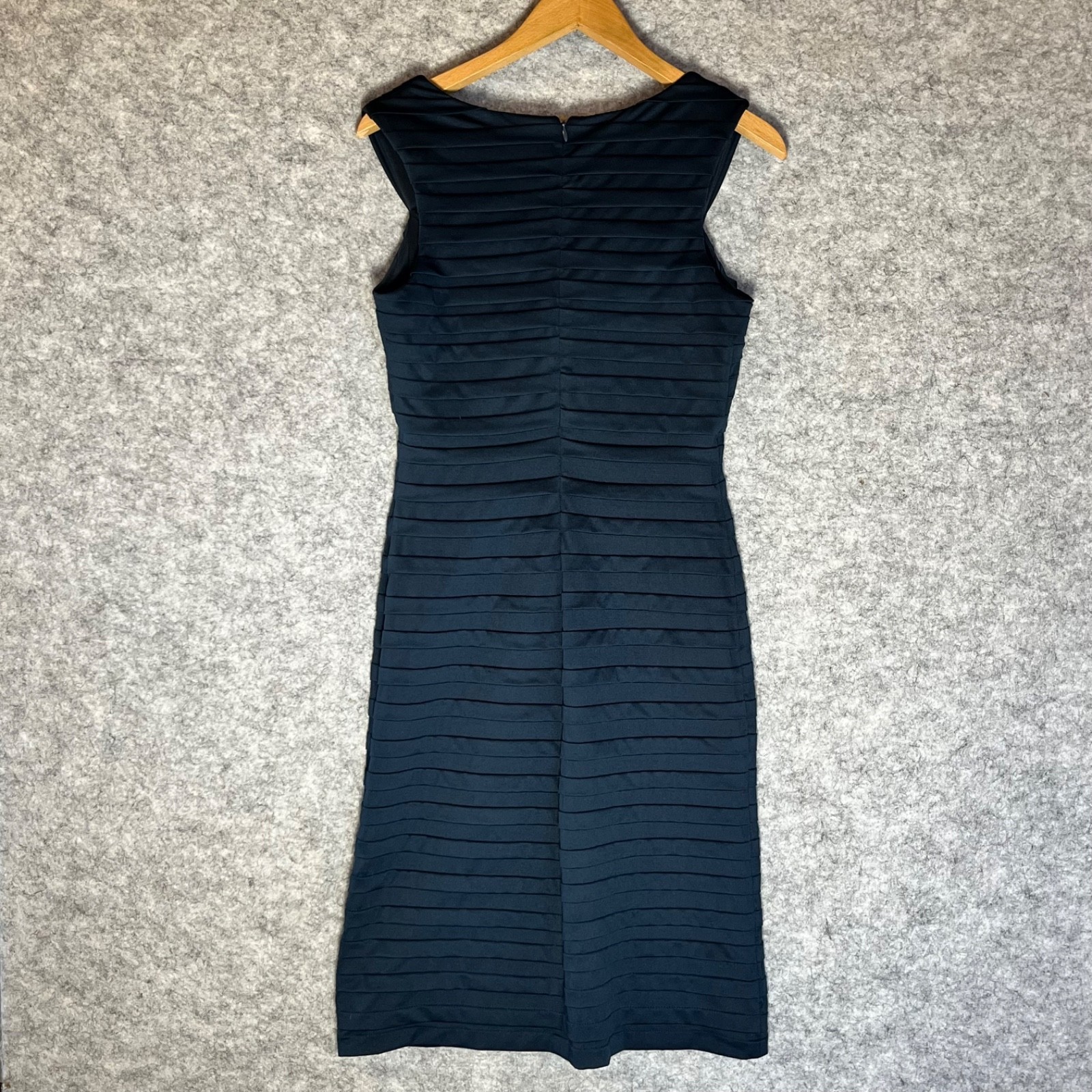 Phase Eight Womens Bodycon Pencil Dress Blue Pleated Cocktail Evening UK10